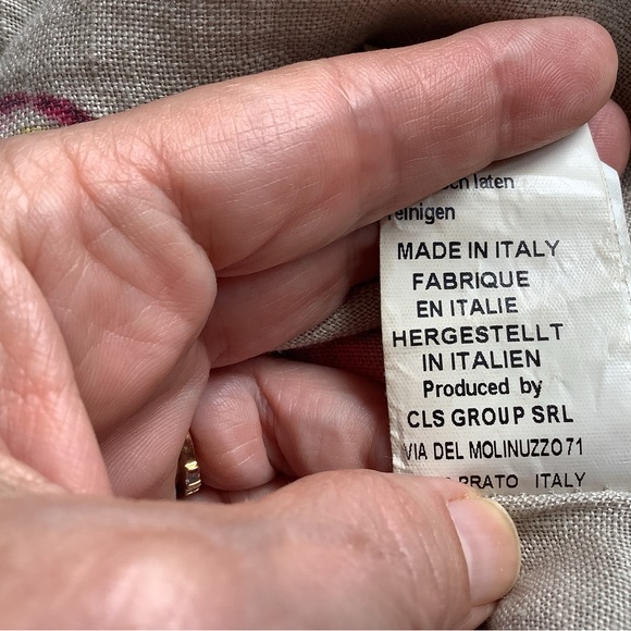 100% linen tunic/dress Made in Italy, L - Picture 10 of 11